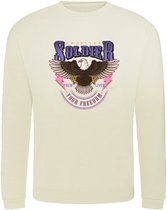 Sweater purple American Soldier - Off white (L)