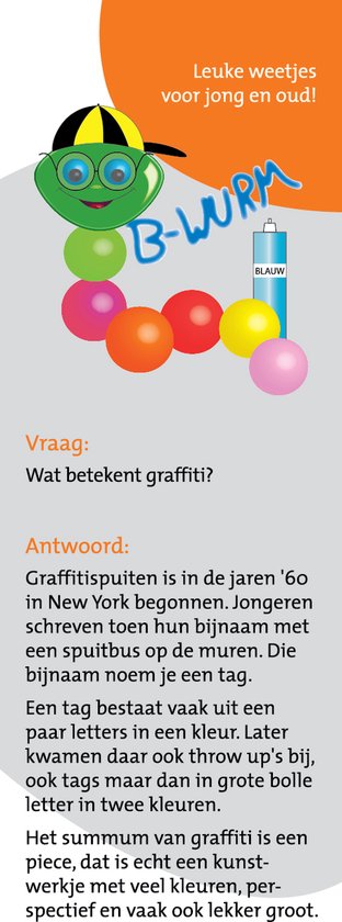Boekenlegger-Graffiti- (4 STUKS)- Onderwijs-Lezen-Boek-Leren-Kinderen-Boekenwurm-Sparen-Bibliotheek