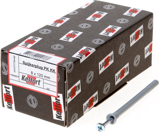 Kelfort Spijkerplug philips platverzonken kop 8 x 120mm
