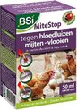 BSI - Mitestop 50 ml Concentraat - Bestrijding van rode bloedluizen, mijten en andere parasieten bij kippen, duiven en vogels - 10 ml MideStop + 1 l water = 10 m²