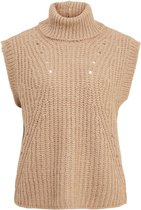 Vila Trui Visuba Rollneck  S/l Knit Vest/tb 14064728 Tigers Eye Dames Maat - S