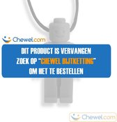 Bijtketting Lego Poppetje Kauwketting | Lego Mannetje | Donkergrijs (Sterker)
