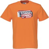 Tommy Jeans T-shirt Oranje