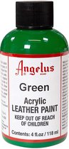 Angelus Leather Acrylic Paint - textielverf voor leren stoffen - acrylbasis - Green - 118ml