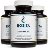 Rosita Extra Virgin Cod Liver Oil EVCLO Softgels 90's - 3 Pack