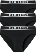 SCHIESSER 95/5 rio slips (3-pack) - zwart -  Maat: XL