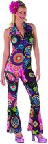 Wilbers - Hippie Kostuum - Eindeloze Cirkel Hippie Jaren 60 - Vrouw - multicolor - Maat 36 - Carnavalskleding - Verkleedkleding
