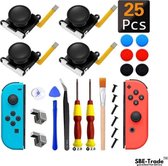 Heuts Goods - 25 In 1 Repair Tool Kit geschikt voor nintendo switch - Reparatieset geschikt voor Nintendo Switch - Analog Joystick Thumb Stick- reparatie voor 4 joy-cons!