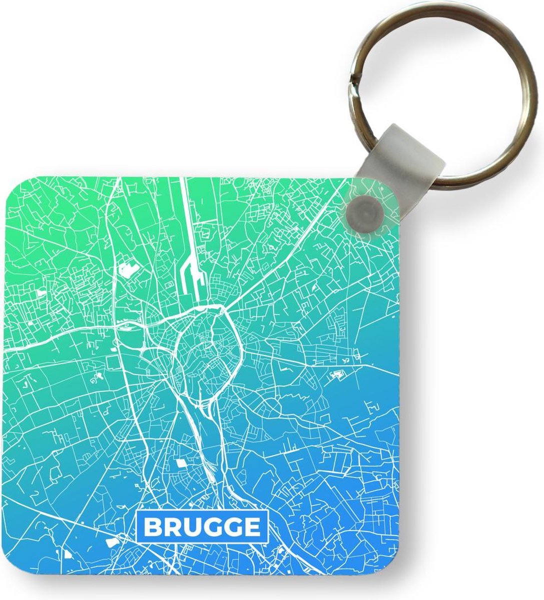 Brugge België reizen souvenir sleutelhanger, sleutelhanger