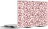 Laptop sticker - 11.6 inch - Panterprint - Roze - Chic - 30x21cm - Laptopstickers - Laptop skin - Cover