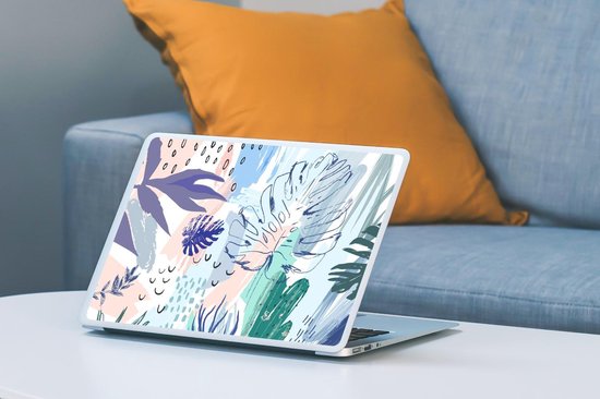 Laptop sticker - 11.6 inch - Zomer - Blad - Groen - 30x21cm - Laptopstickers - Laptop skin - Cover