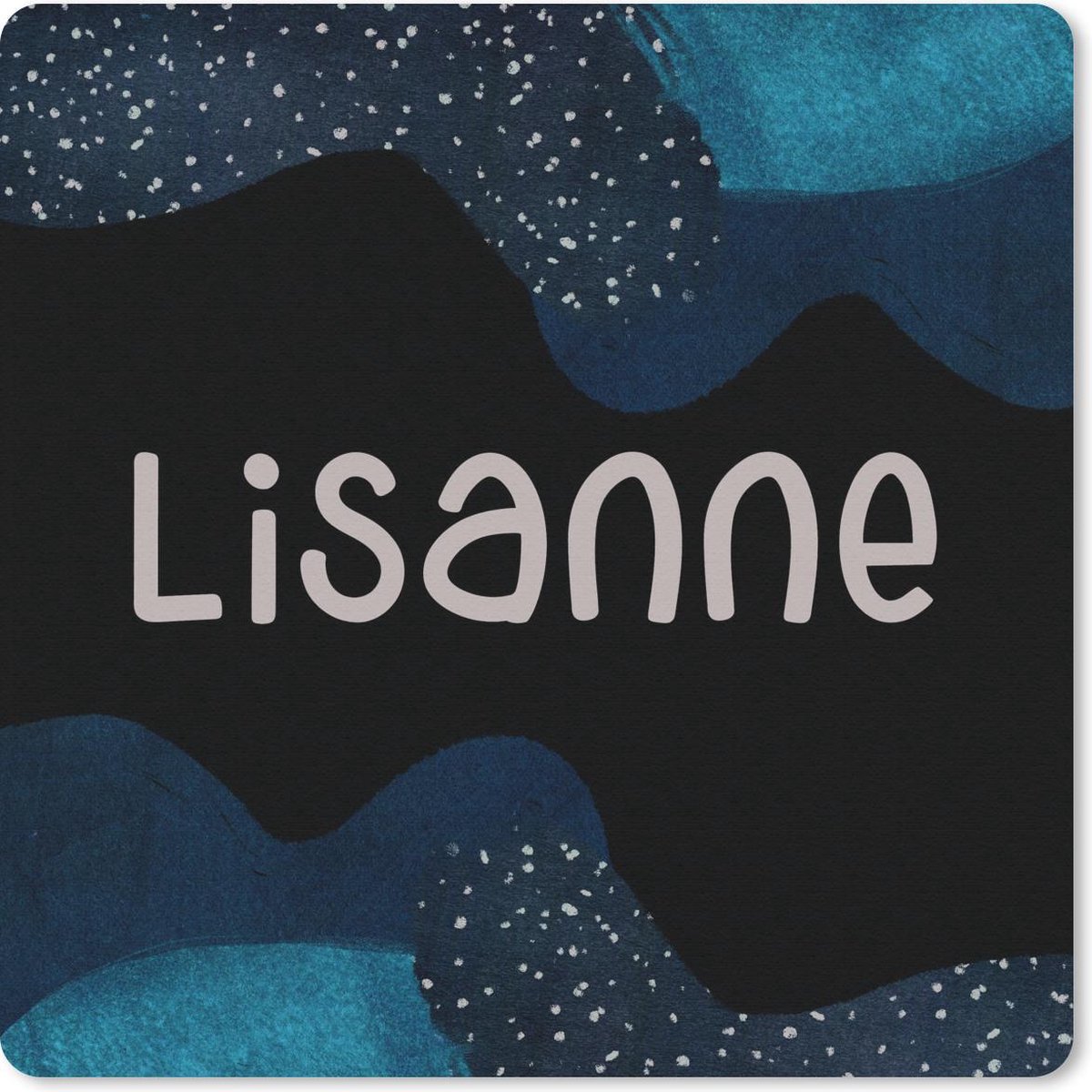 Muismat 20x20 cm - Mousepad Lisanne - Pastel - Meisje - Muismatten