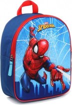 rugzak Spider-Man 3D 9 liter polyester blauw/rood