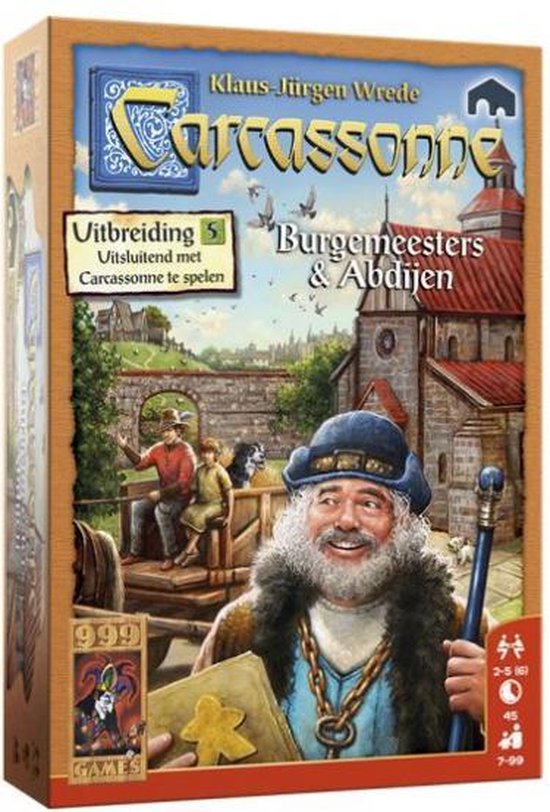 Afbeelding van het spel bordspel Carcassonne: Burgemeesters en Abdijen