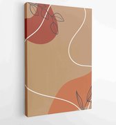 Canvas schilderij - Social media banner template. Editable mockup for stories, post, blog 1 -    – 1699497211 - 80*60 Vertical