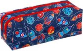 etui Raket junior 22 x 8 cm polyester blauw