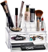 PlastArt - Make-Up Organizer - Beauty Organizer voor Make Up - Opbergbox - Opbergdoos Cosmetica - Sieradendoos - Transparant