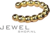 Bubbly Earcuff | Earcuff Goud | Nep Piercing | Oorschelp Oorbel | Ketting Oorbel Ring Armband Earcuff | Cadeau Vriendin | Sieraden Dames