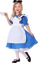WiseGoods Premium Alice In Wonderland Kostuum - Carnaval - Meiden - Halloween - Verkleedkleren Meisjes - Speelgoed - 110/116
