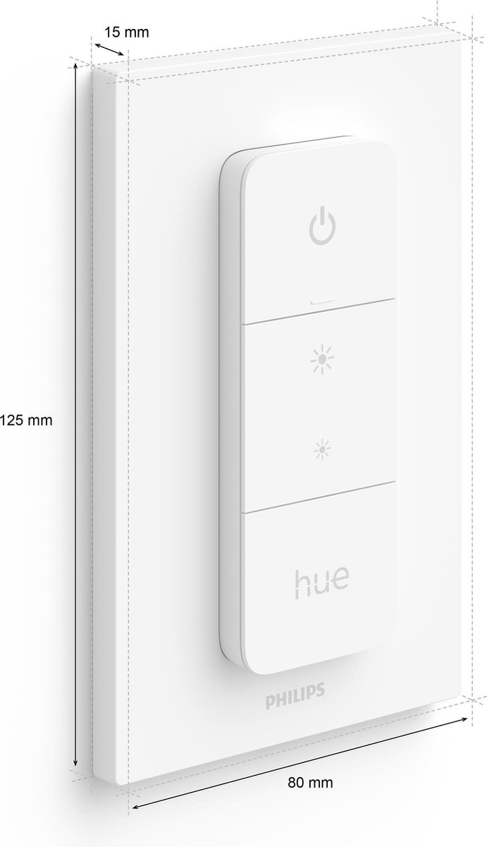 Philips Hue GU10 spot bundel 4 stuks - 350 Lumen - wit en gekleurd licht - 5,7W - Bluetooth - 1 Dimmer Switch - Dimbaar — afbeelding 6