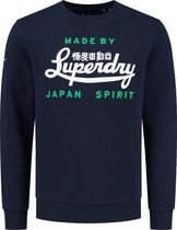 Superdry Script Style Col Crew Heren Trui - Maat L