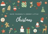 15x cartes de Noël tendance dont 15x enveloppes | Format A6 | cartes de Noël à envoyer | carte de Noël | jeu de cartes noël | Cartes de Noël de Luxe avec enveloppe