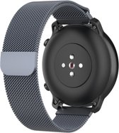 YONO Milanees Bandje 22mm - Horlogebandje geschikt voor Samsung Galaxy Watch 46mm / 3 (45mm) / Gear s3 - Polar Vantage M2 / Grit X - Huawei Watch GT 3 (pro) / 2 - Amazfit GTR - Grijs