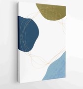 Canvas schilderij - Design for print, cover, wallpaper, Minimal and natural wall art. Vector illustration. 2 -    – 1843764727 - 40-30 Vertical