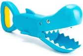 zandschep Snappy Shark junior 36 cm lichtblauw