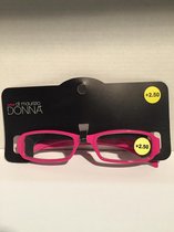 Donna Di Maurizio roze +2.50 leesbril