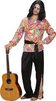 Widmann - Hippie Kostuum - Hippie Dude Kostuum Man - Multicolor - Small - Carnavalskleding - Verkleedkleding