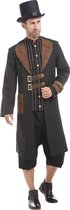 Widmann - Steampunk Kostuum - Techo Wacko Steampunk - Man - bruin,zwart - XL - Carnavalskleding - Verkleedkleding