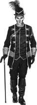 Dans & Entertainment Kostuum | Deftige Rijke Voodoo Piraat Zwart / Zilver | Man | Maat 56 | Halloween | Verkleedkleding