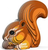 3D-modelbouwpakket eekhoorn 7-delig bruin