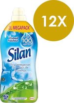 Silan - Fris Lentegevoel - 12 x 2L (960 wasbeurten) - Voordeelverpakking
