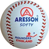 rounders bal Softy 19 cm leer wit