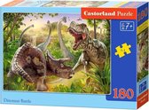 Castorland | Puzzel | Dinosaurus gevecht | 180 stukjes