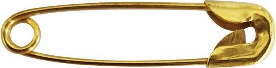 Foto: Veiligheidsspeld veiligheidsspelden 19mm messing 1000 stuks