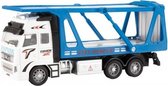 sleepwagen blauw 12 cm