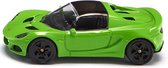 Lotus Elise 7,1 x 3,4 cm staal groen/zwart (1531)