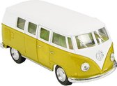bus Volkswagen Classic 1962 die-cast 1:32 geel