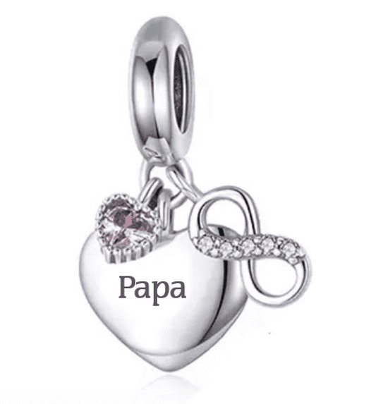 Tracelet - 925 Sterling Zilveren bedels - Familie - Bedel papa | Prachtig  papa... | bol