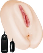 Realistische Masturbator met vibrerend ei met afstandsbediening - Extra zacht - Interne Textuur - Ftalaatvrij - Luxe verpakking - Satisfaction - Glorious - Huidskleur