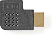 Nedis HDMI™-Adapter | HDMI™ Connector | HDMI™ Female | Verguld | Links Gehoekt | ABS | Zwart | 1 Stuks | Polybag