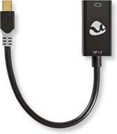 Mini DisplayPort-Kabel | DisplayPort 1.2 | Mini-DisplayPort Male | HDMI™ Output | 21.6 Gbps | Verguld | 0.20 m | Rond | PVC | Antraciet | Window Box