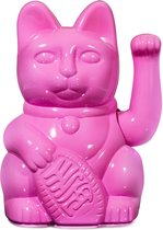Donkey Products Gelukskat - Lucky Cat - Geluksbrenger - Maneki Neko - Glossy Pink