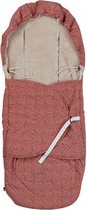 Mies & Co Cozy Dots Voetenzak Redwood 0-12 Mnd