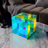 Led Cube tafellamp - 3D rgb led lamp voor ultieme sfeer verlichting