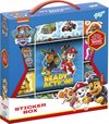 foto van Totum - PAW Patrol - Stickerbox met 12 rollen stickers - met plak- en tekenboekje - meer dan 1000 stickers