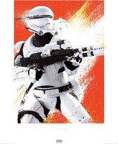 Pyramid Star Wars Episode VII Flametrooper Paint Kunstdruk 60x80cm Poster - 60x80cm